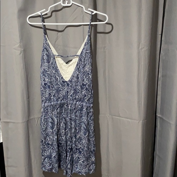 Blue patterned romper - Picture 2 of 3
